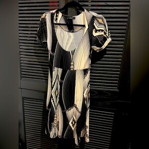 Foravi Abstract Print Dress NWOT